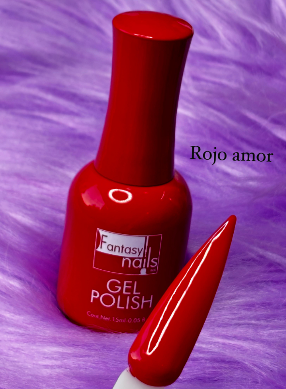 GEL ROJO AMOR FANTASY NAILS